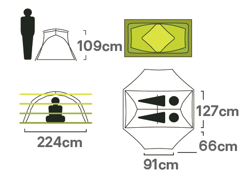 Dagger™ Ridge OSMO™ 2P